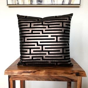 Black and Gold Pillow